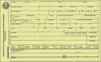 can you get a peeding ticket in the mail in texas